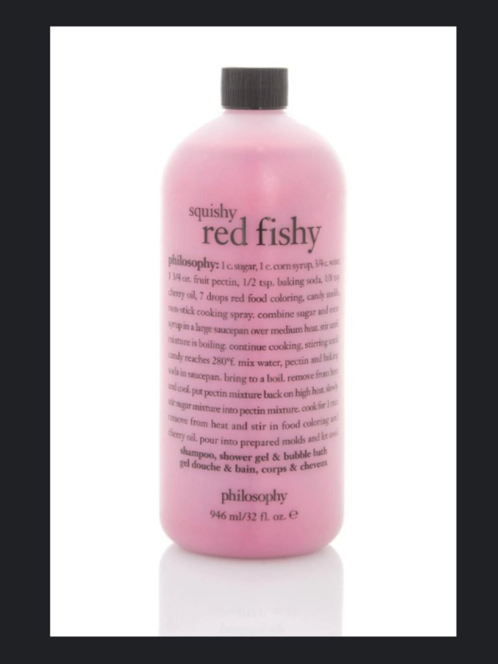 NIB Philosophy Squishy Red Fishy 32 oz 3-in-1 Shower Gel Jumbo Rare Vault